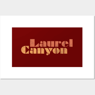 Laurel Canyon worn look Posters and Art